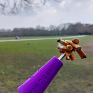 Umweltfreund in Violett + Magnet